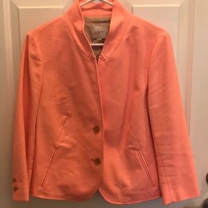 Cute spring pink Loft blazer